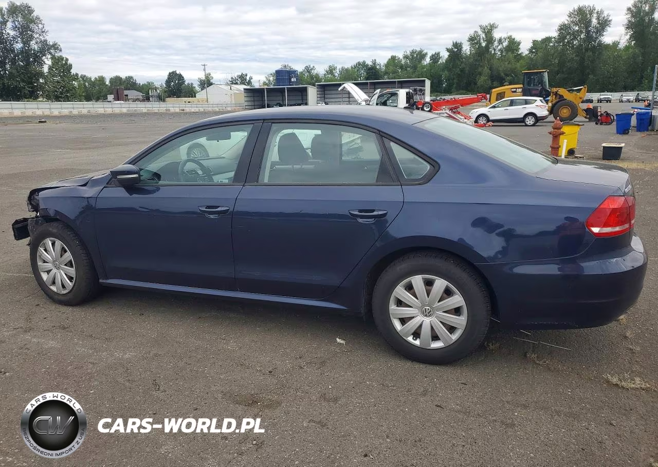 2013 Volkswagen Passat S VIN:1VWAP7A34DC040097 - 2