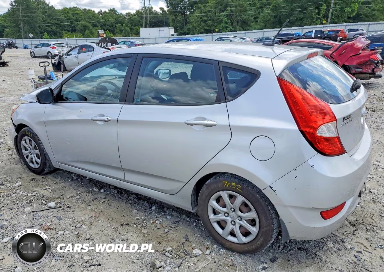 2012 Hyundai Accent Gs VIN:KMHCT5AE8CU034496 - 2