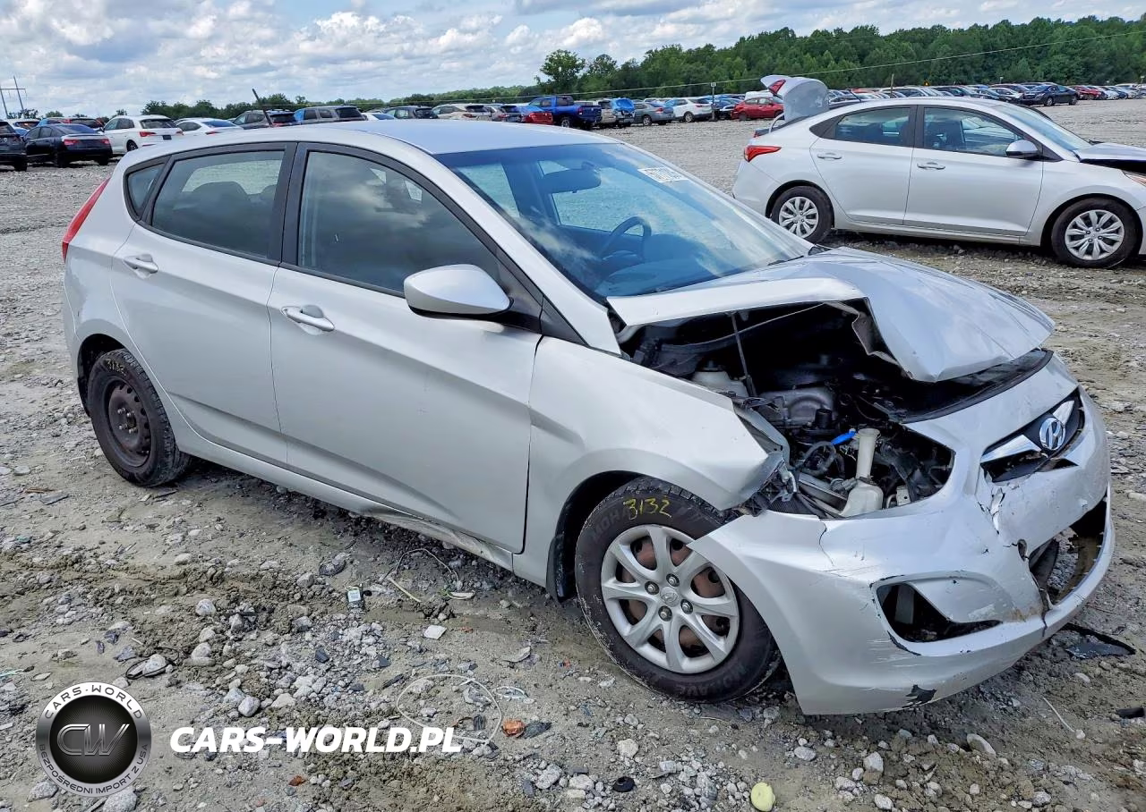 2012 Hyundai Accent Gs VIN:KMHCT5AE8CU034496 - 4