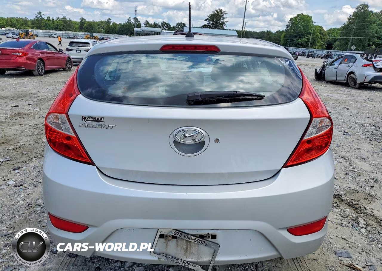 2012 Hyundai Accent Gs VIN:KMHCT5AE8CU034496 - 6