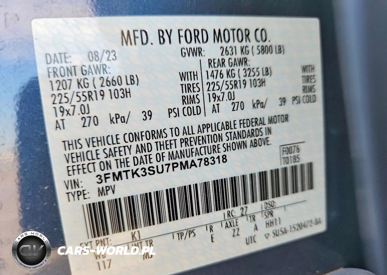 2023 Ford Mustang Mach-E Premium VIN:3FMTK3SU7PMA78318 - 13
