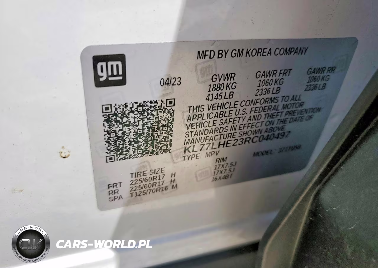 2024 Chevrolet Trax 1Lt VIN:KL77LHE23RC040497 - 14