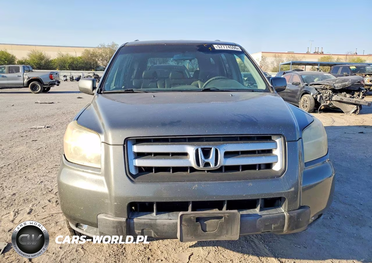 2007 Honda Pilot Exl VIN:5FNYF28727B043085 - 5