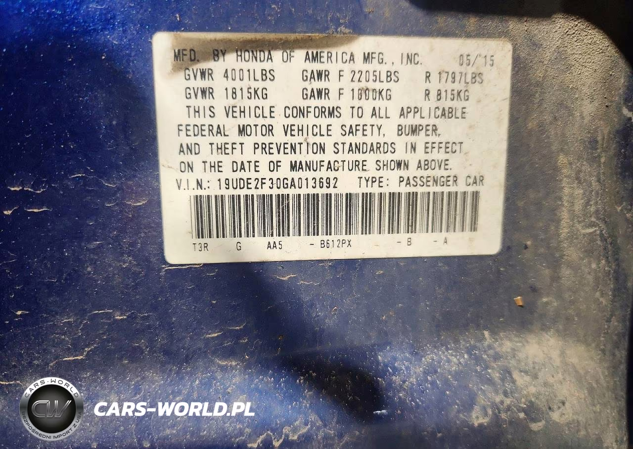 2016 Acura Ilx Base Watch Plus VIN:19UDE2F30GA013692 - 12