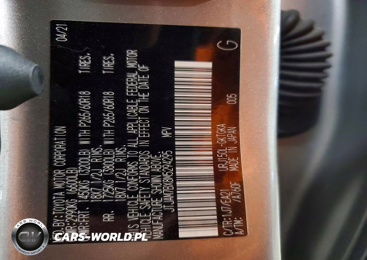 2021 Lexus Gx 460 Premium VIN:JTJAM7BX8M5294295 - 14