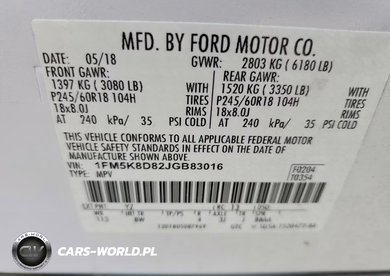 2018 Ford Explorer Xlt VIN:1FM5K8D82JGB83016 - 12