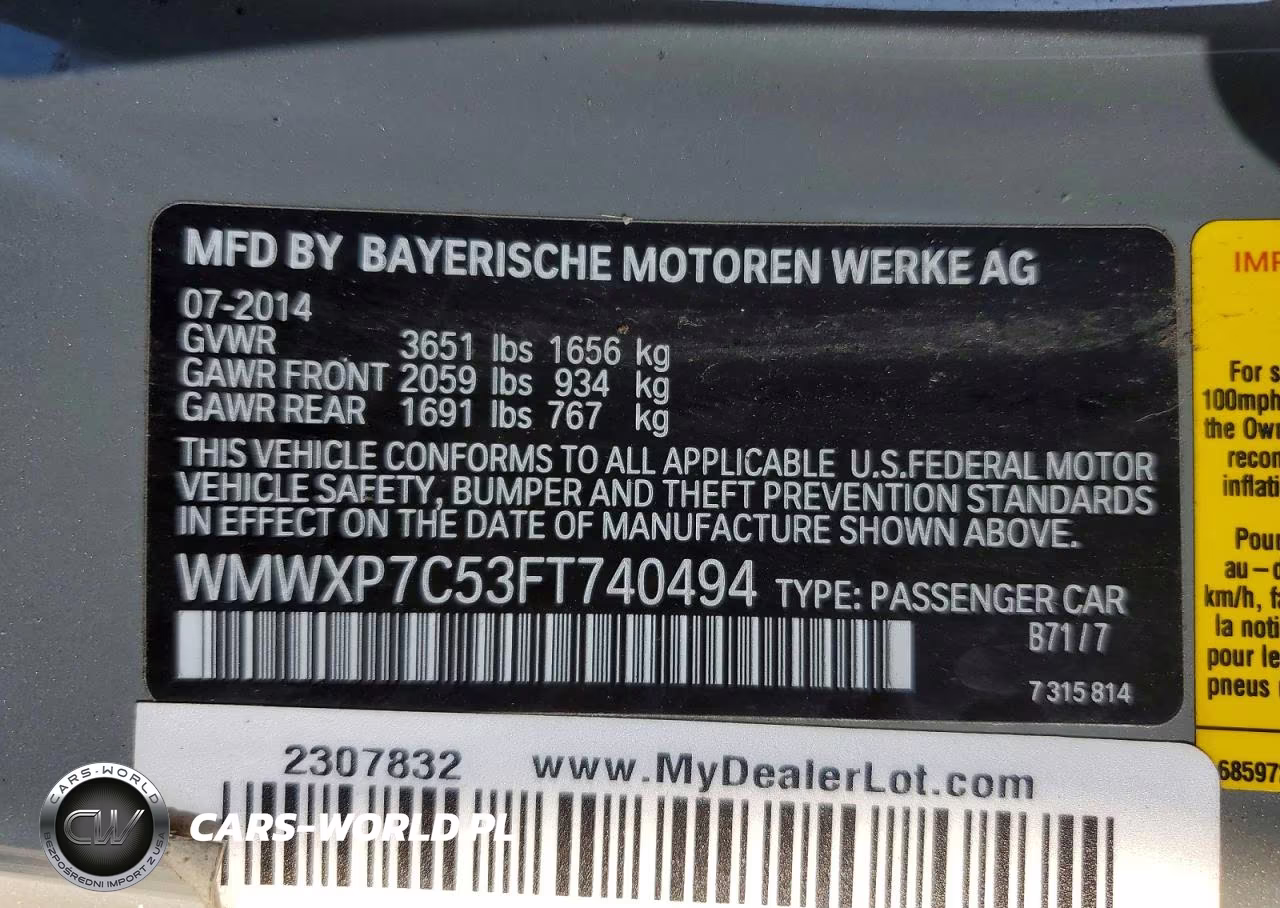 2015 Mini Cooper S VIN:WMWXP7C53FT740494 - 13