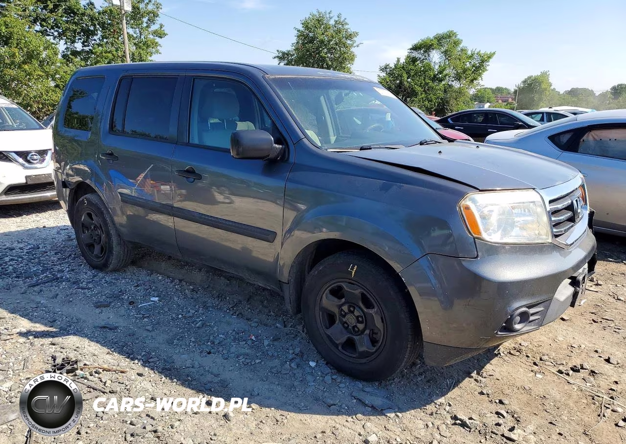 2013 Honda Pilot Lx VIN:5FNYF4H23DB014352 - 4