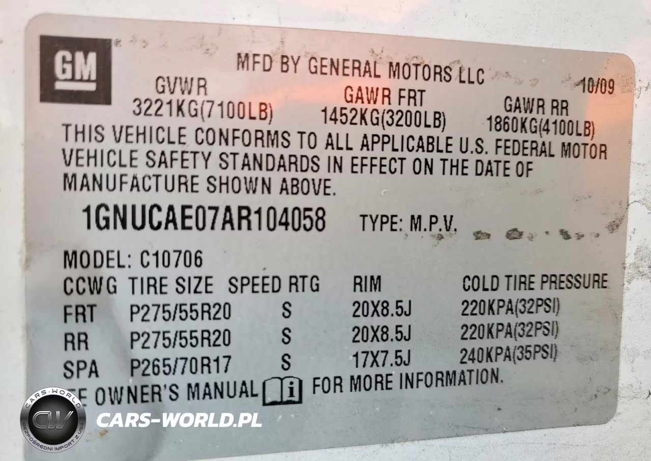 2010 Chevrolet Tahoe C1500 Ls VIN:1GNUCAE07AR104058 - 13