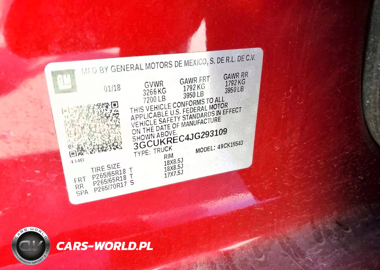 2018 Chevrolet Silverado K1500 Lt VIN:3GCUKREC4JG293109 - 12
