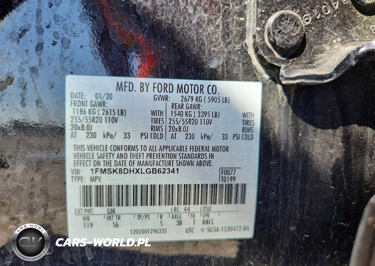 2020 Ford Explorer Xlt VIN:1FMSK8DHXLGB62341 - 13