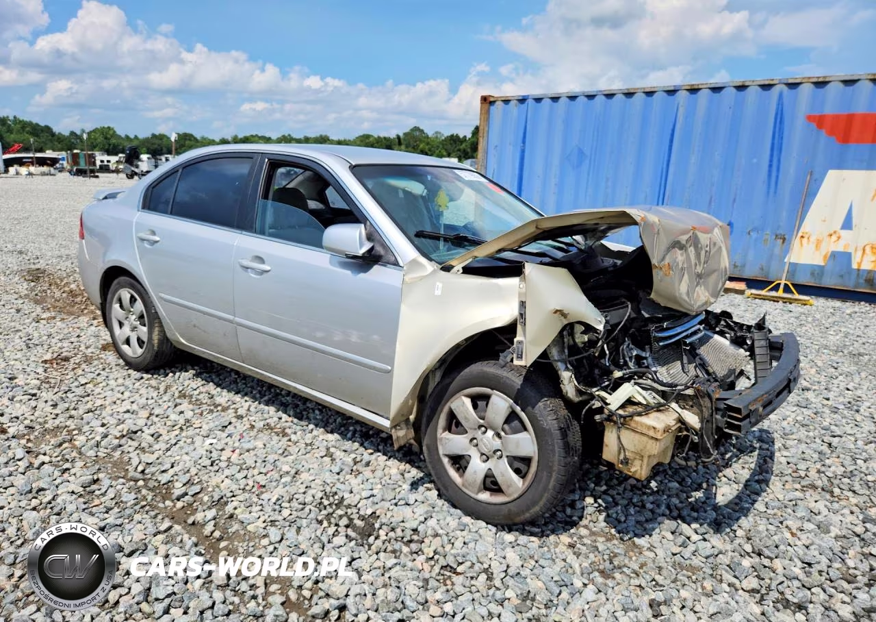 2008 Kia Optima Lx VIN:KNAGE123585276277 - 4