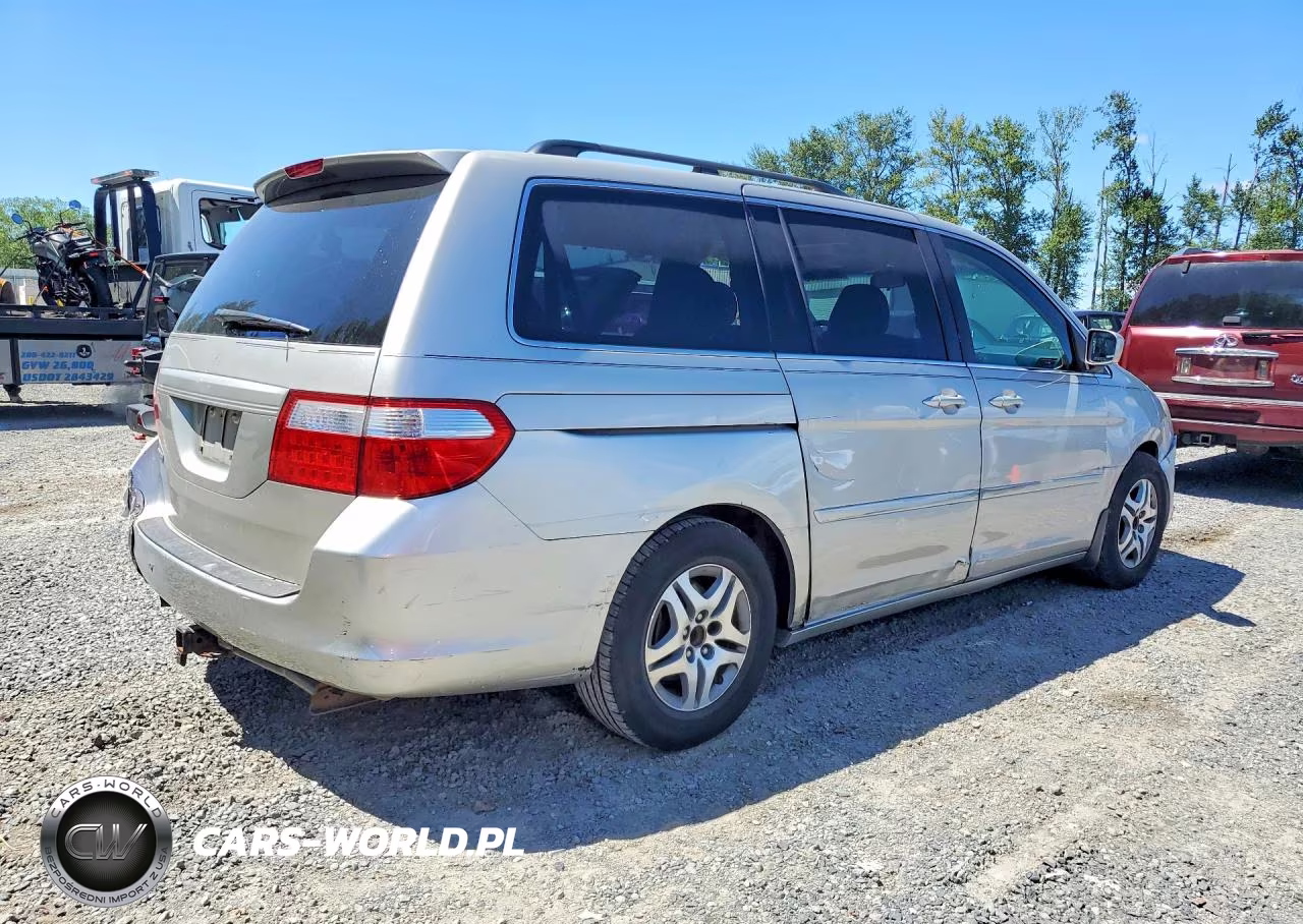 2007 Honda Odyssey Exl VIN:5FNRL386X7B028053 - 3