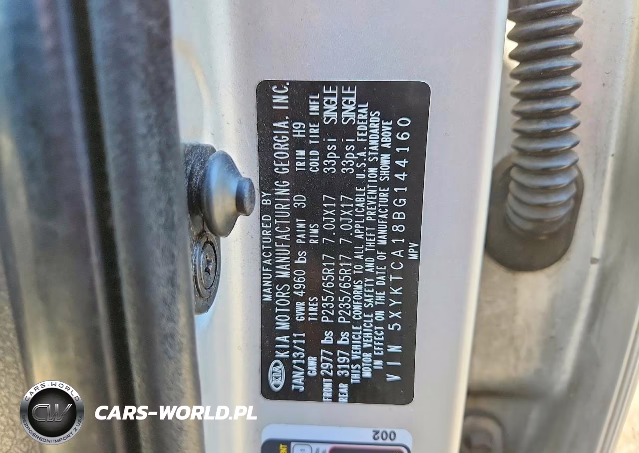 2011 Kia Sorento Lx VIN:5XYKTCA18BG144160 - 13