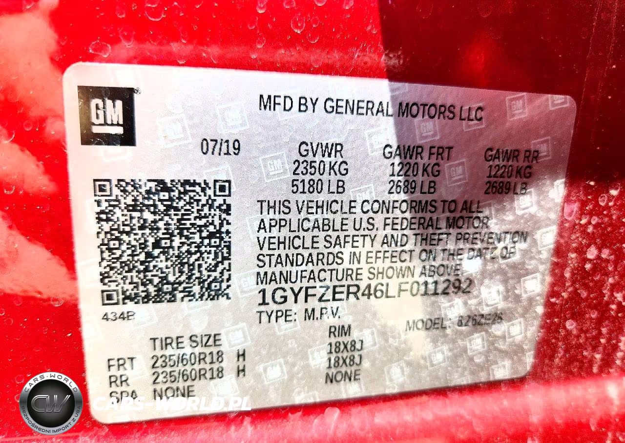 2020 Cadillac Xt4 Sport VIN:1GYFZER46LF011292 - 13