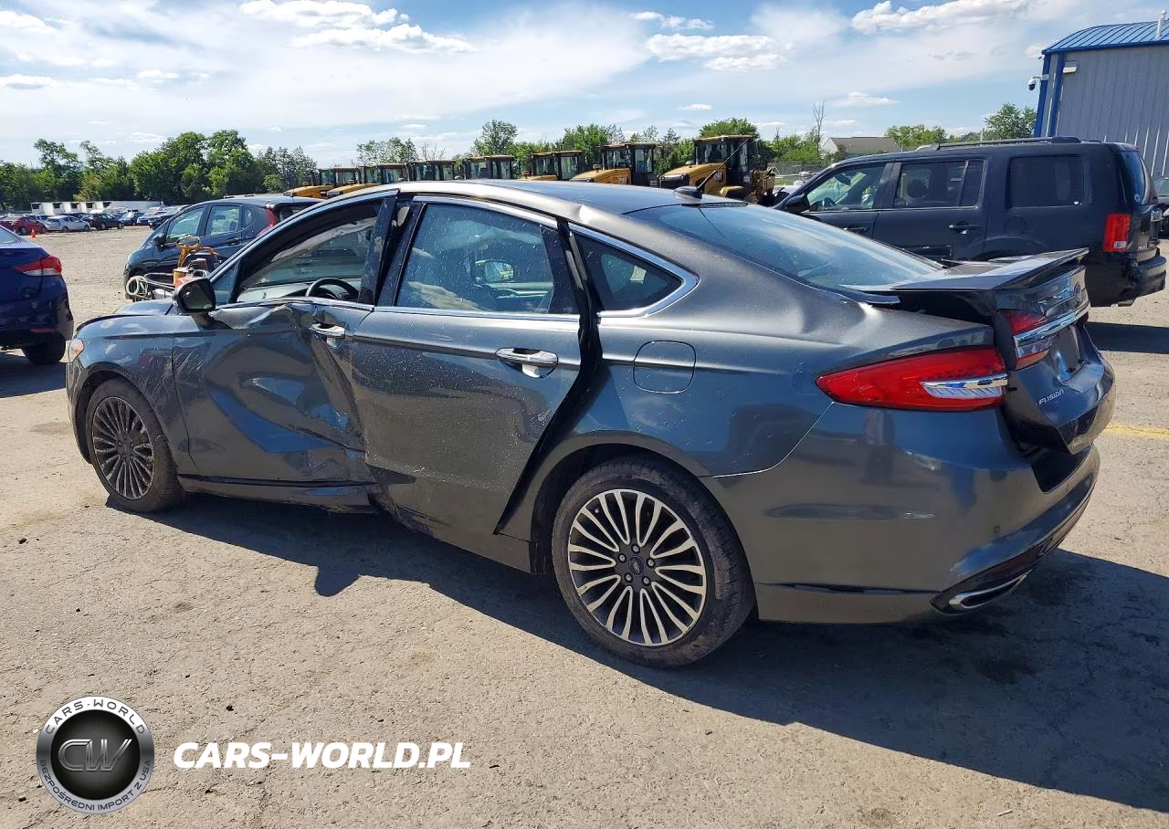 2018 Ford Fusion Titanium VIN:3FA6P0D98JR168460 - 2