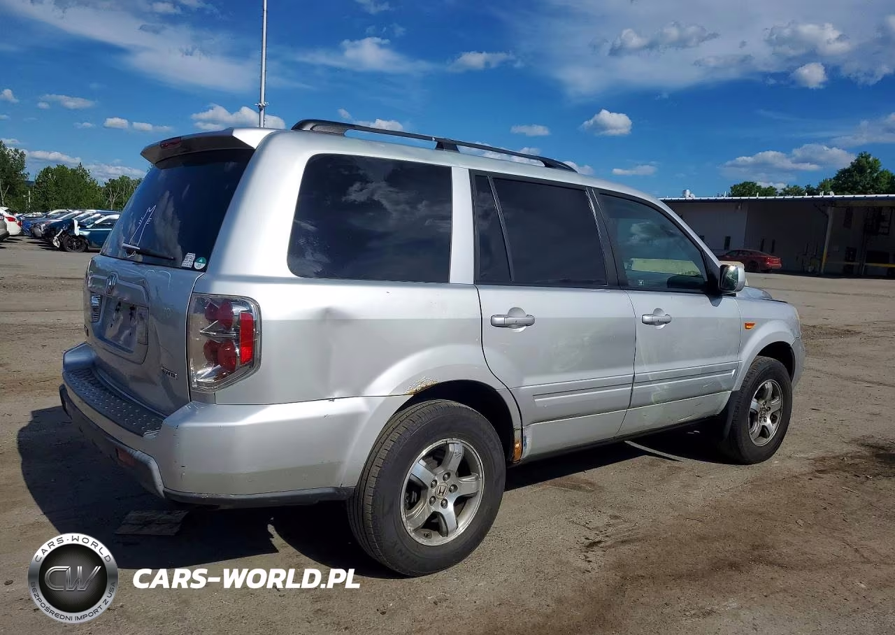 2008 Honda Pilot Exl VIN:5FNYF18598B050500 - 3