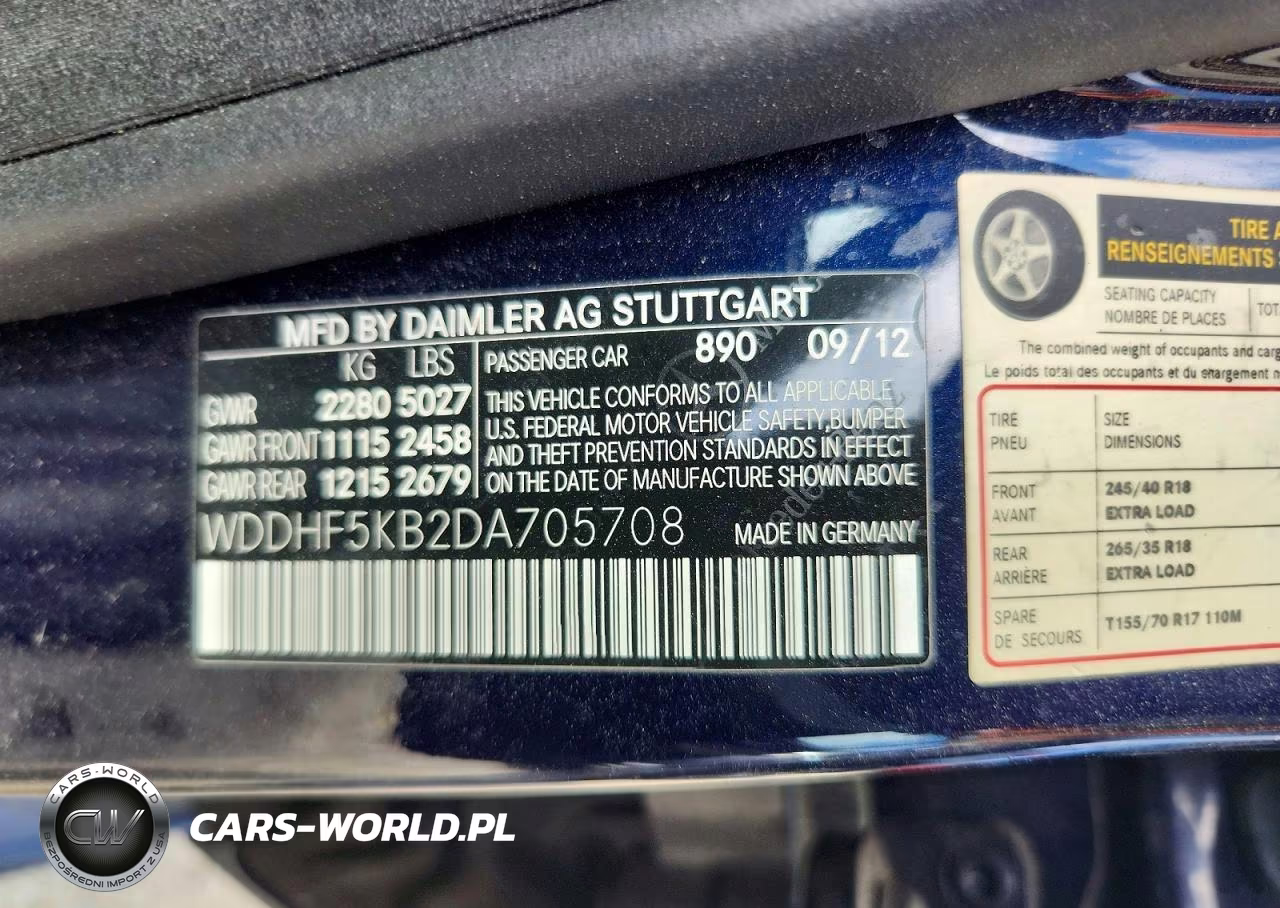 2013 Mercedes-Benz E 350 VIN:WDDHF5KB2DA705708 - 13
