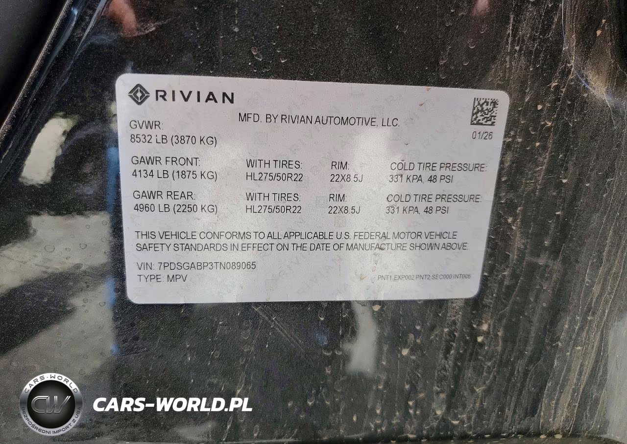 2026 Rivian R1S Premium VIN:7PDSGABP3TN089065 - 13