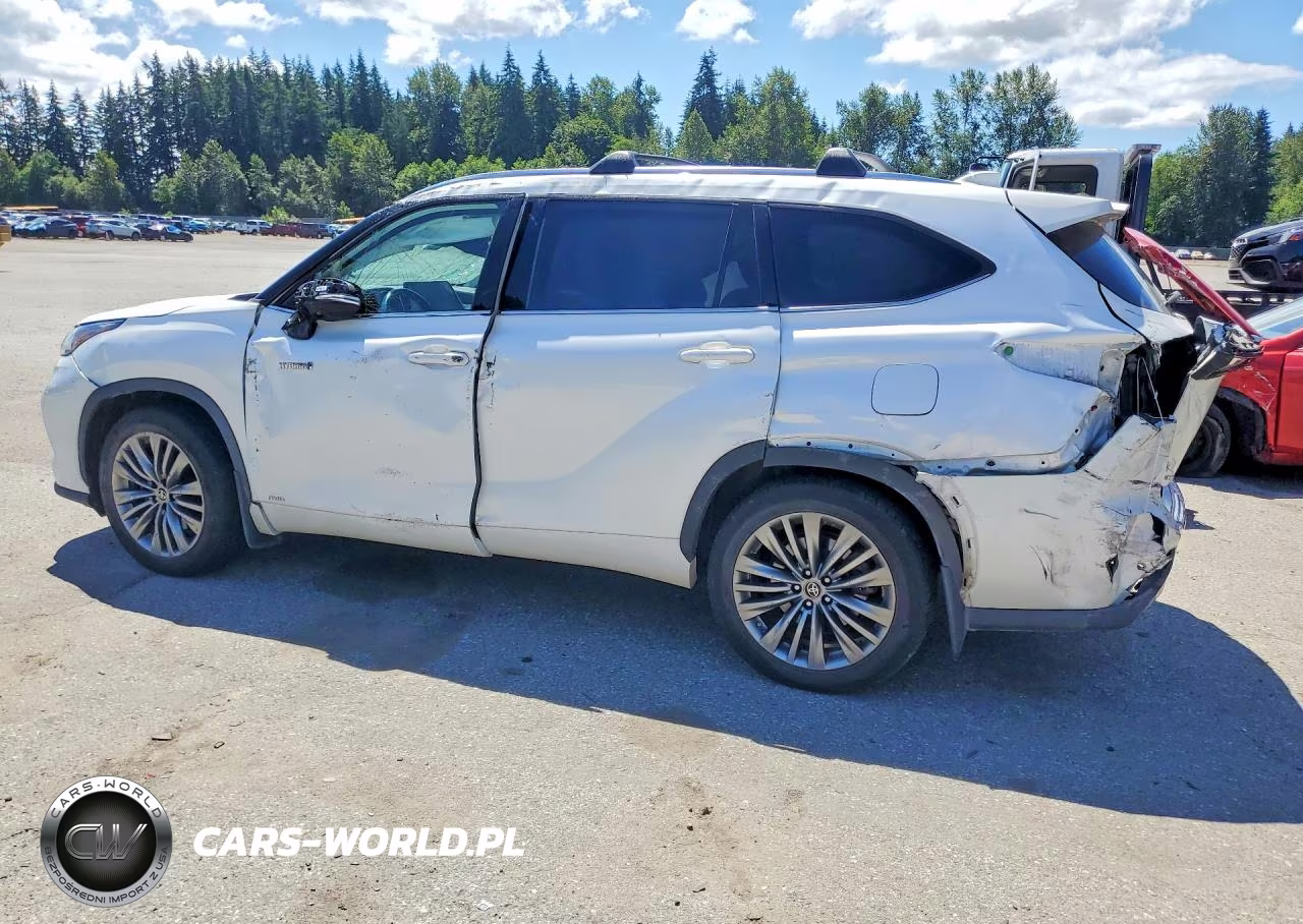 2021 Toyota Highlander Hybrid Platinum VIN:5TDEBRCH4MS018137 - 2