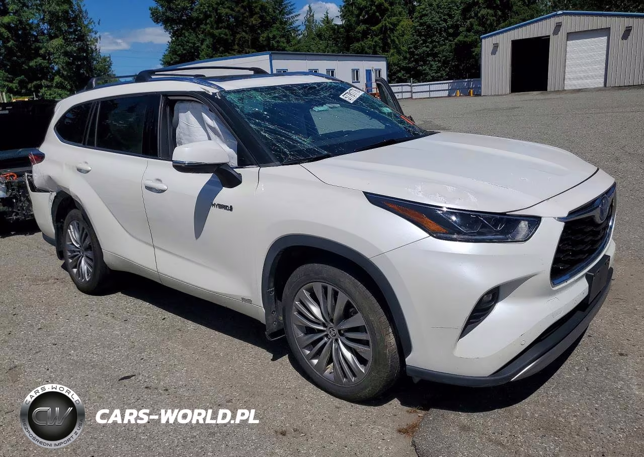 2021 Toyota Highlander Hybrid Platinum VIN:5TDEBRCH4MS018137 - 4
