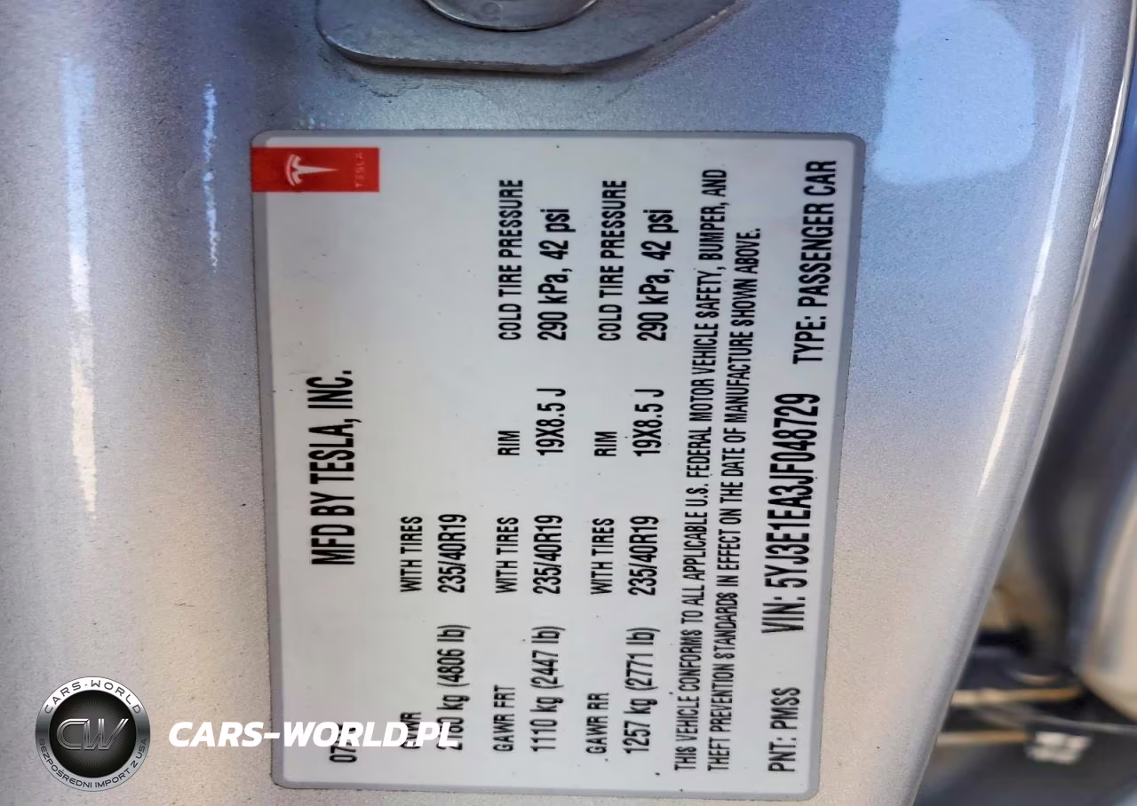2018 Tesla 3 VIN:5YJ3E1EA3JF048729 - 12