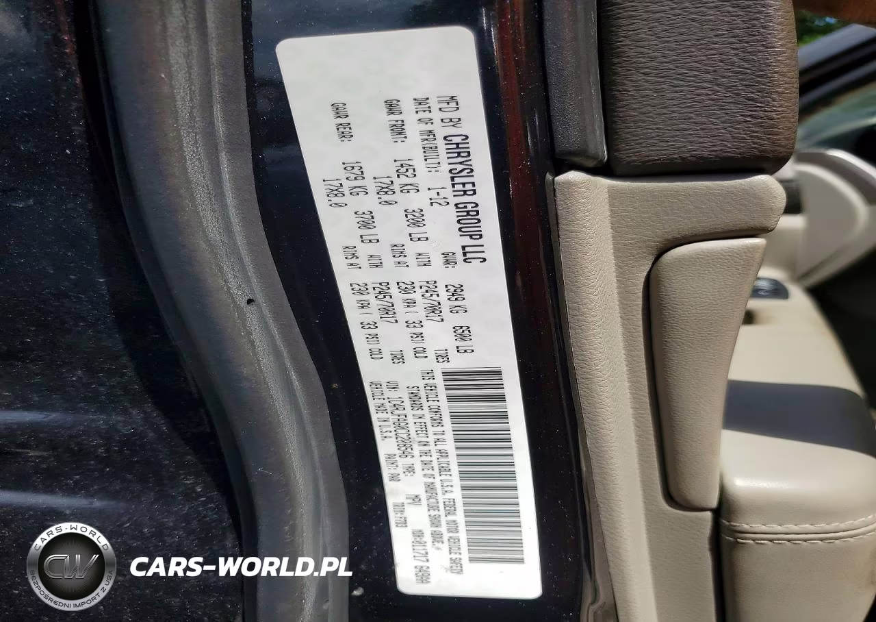 2012 Jeep Grand Cherokee Laredo VIN:1C4RJFAG0CC208546 - 12