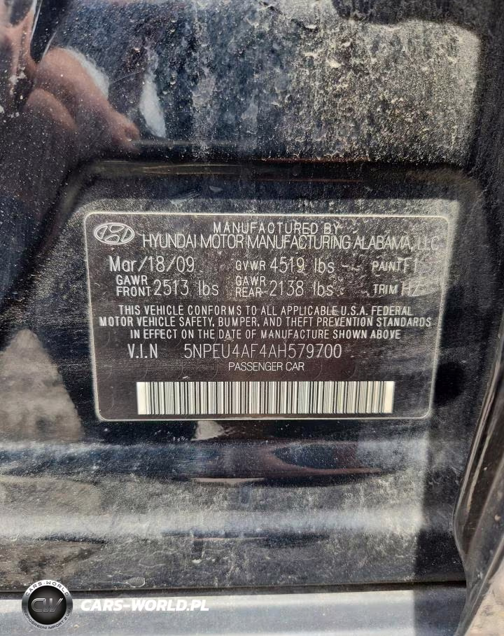 2010 Hyundai Sonata Limited V6 VIN:5NPEU4AF4AH579700 - 12