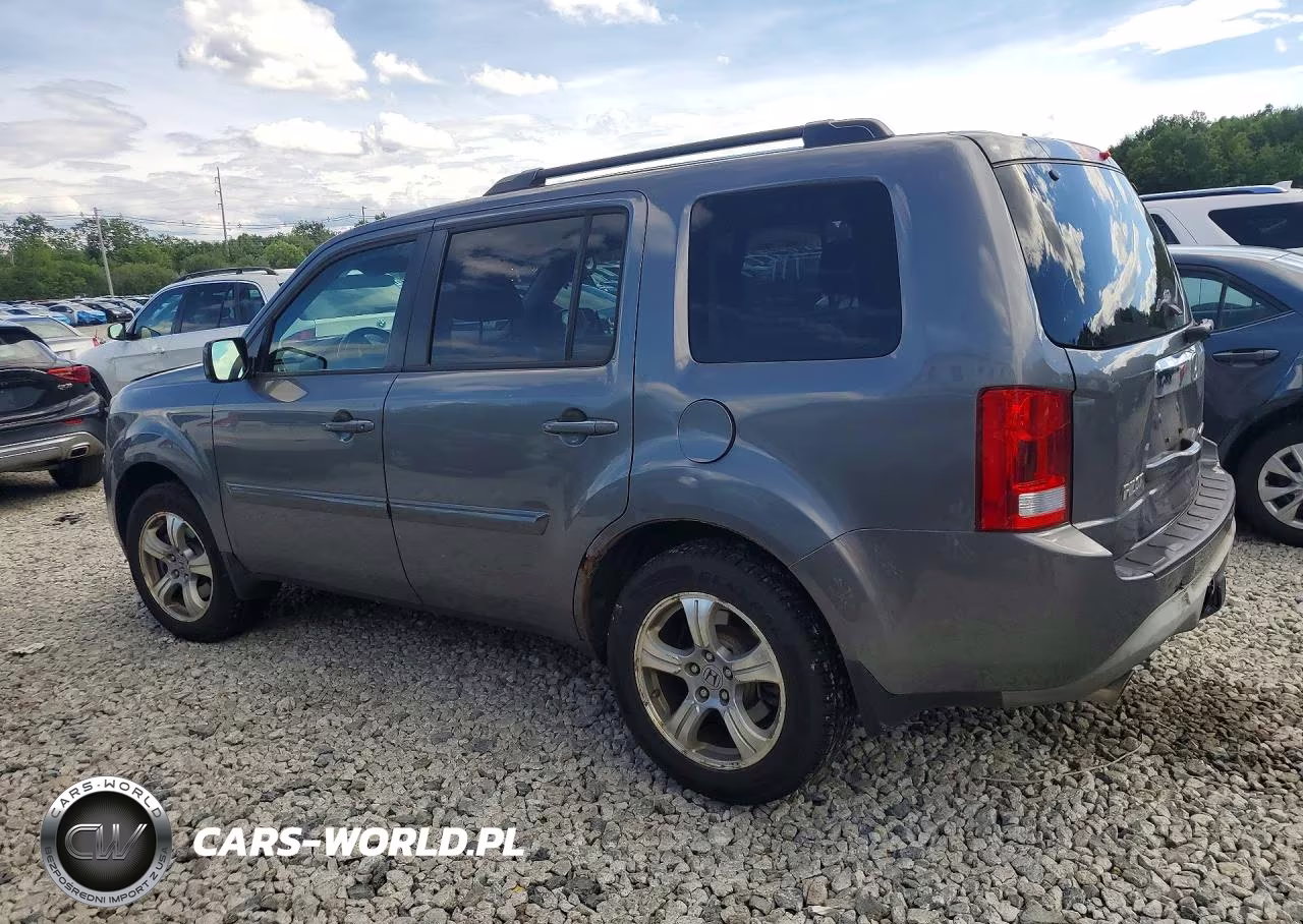 2013 Honda Pilot Exl VIN:5FNYF4H59DB076526 - 2