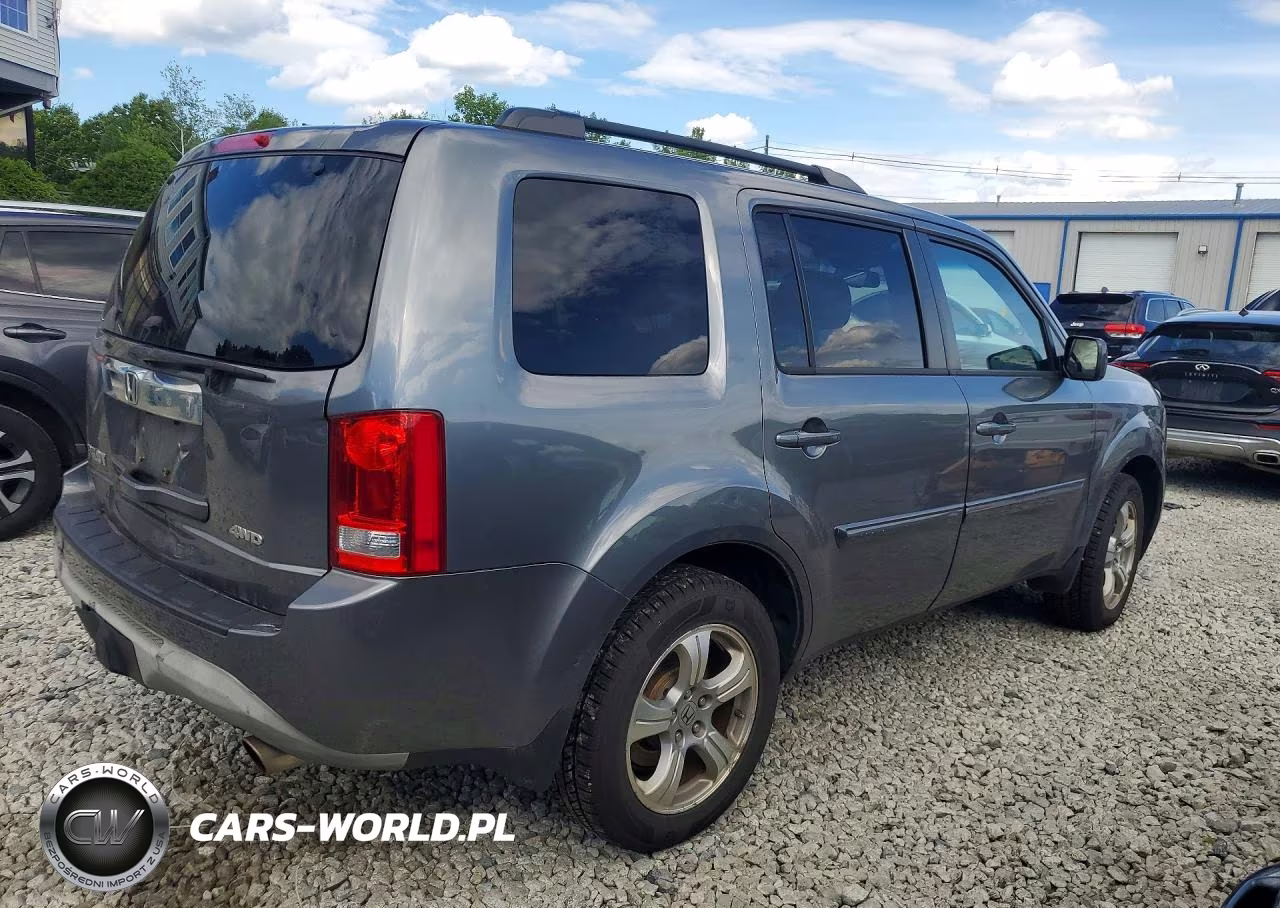 2013 Honda Pilot Exl VIN:5FNYF4H59DB076526 - 3