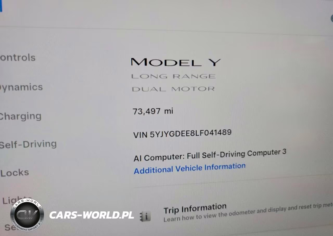 2020 Tesla Model Y VIN:5YJYGDEE8LF041489 - 9