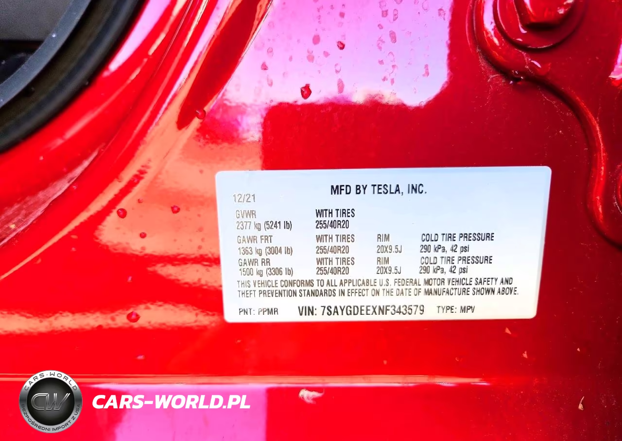 2022 Tesla Model Y VIN:7SAYGDEEXNF343579 - 13