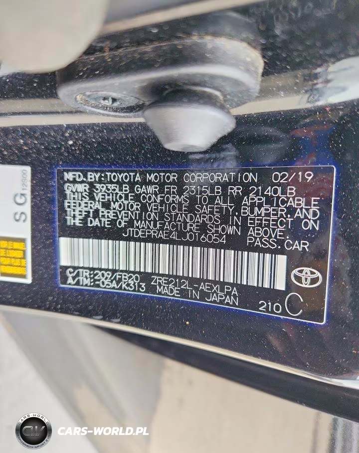 2020 Toyota Corolla Le VIN:JTDEPRAE4LJ016054 - 12