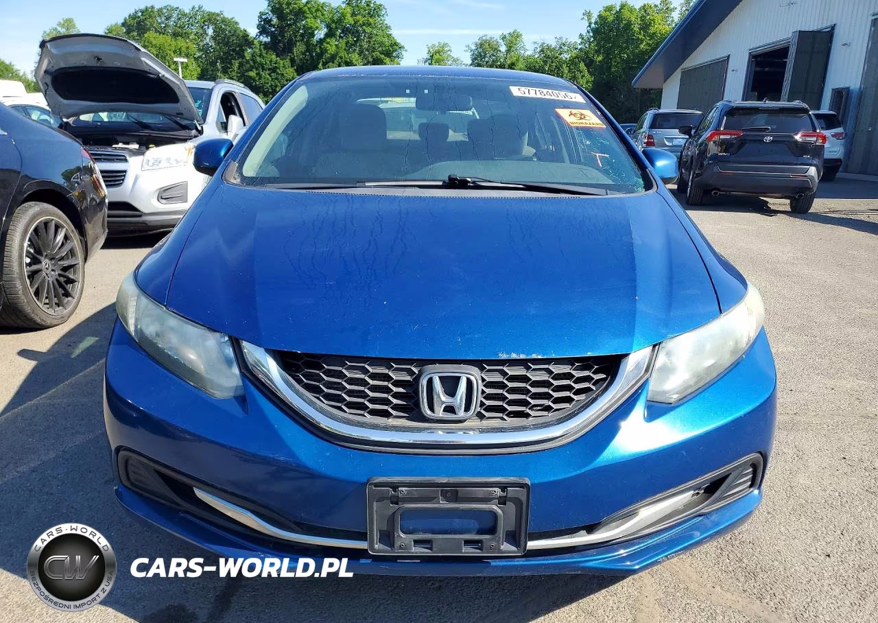 2013 Honda Civic Lx VIN:19XFB2E52DE073923 - 5