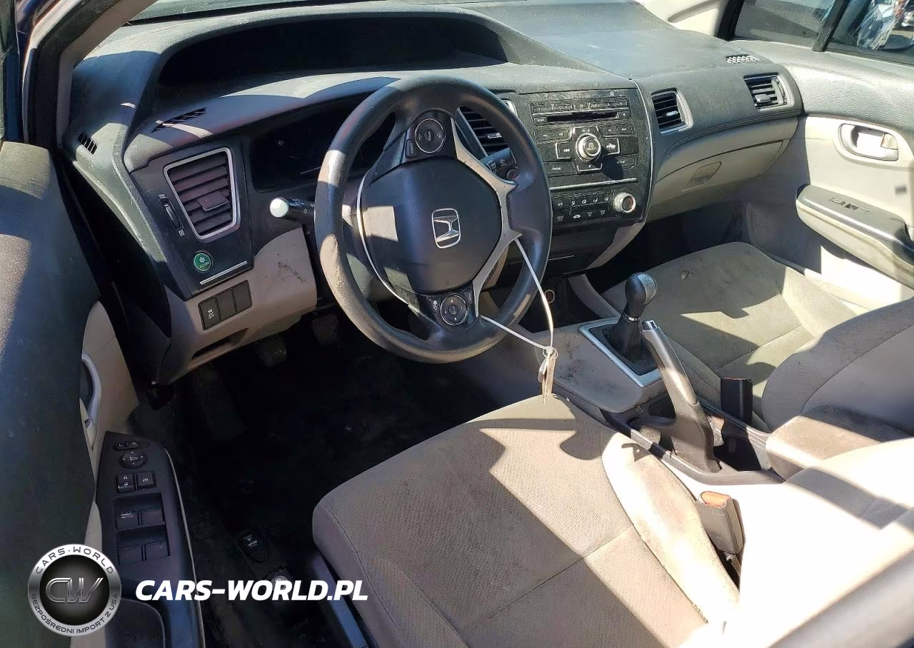 2013 Honda Civic Lx VIN:19XFB2E52DE073923 - 8