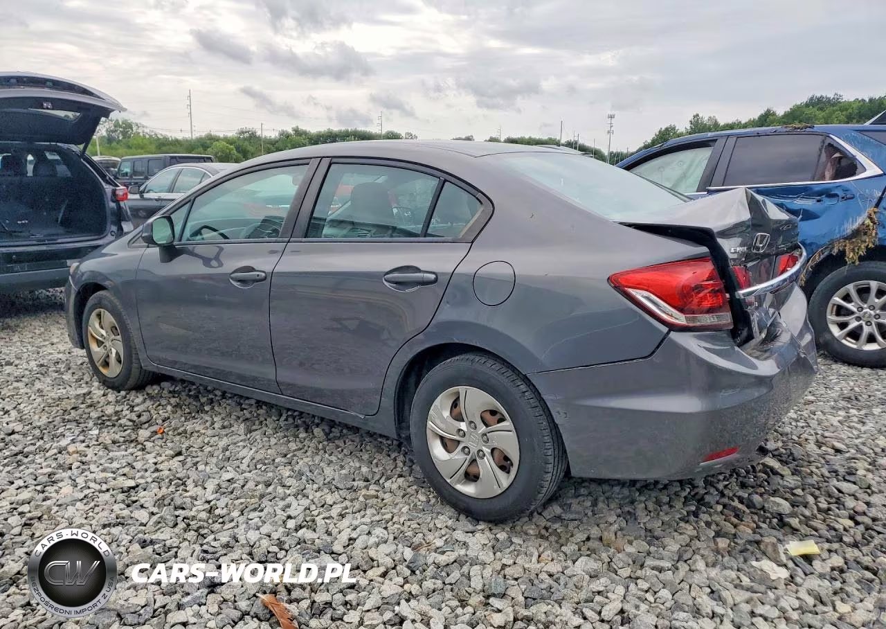 2013 Honda Civic Lx VIN:2HGFB2F5XDH581402 - 2
