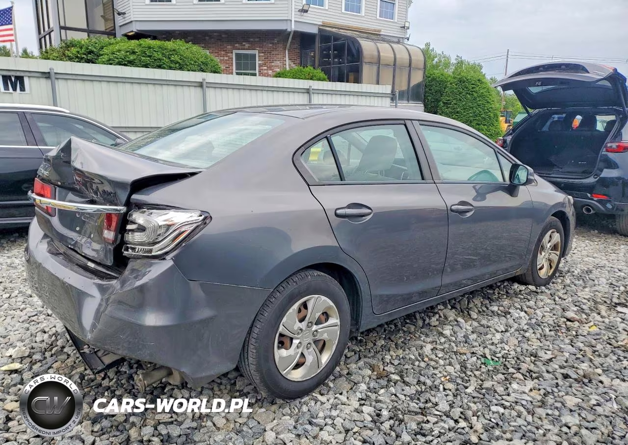2013 Honda Civic Lx VIN:2HGFB2F5XDH581402 - 3