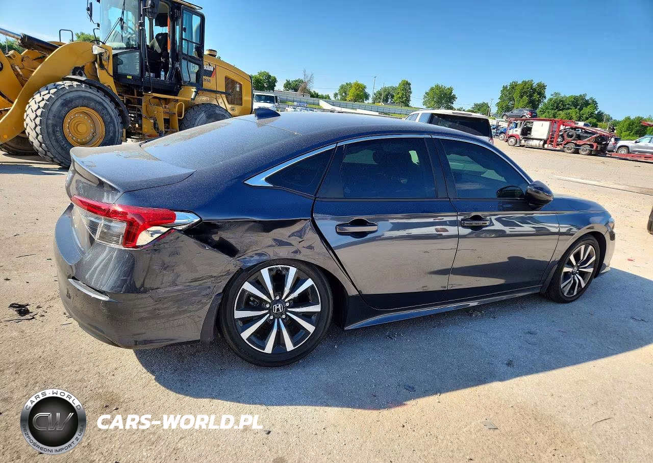 2022 Honda Civic Ex VIN:2HGFE1F71NH325251 - 3