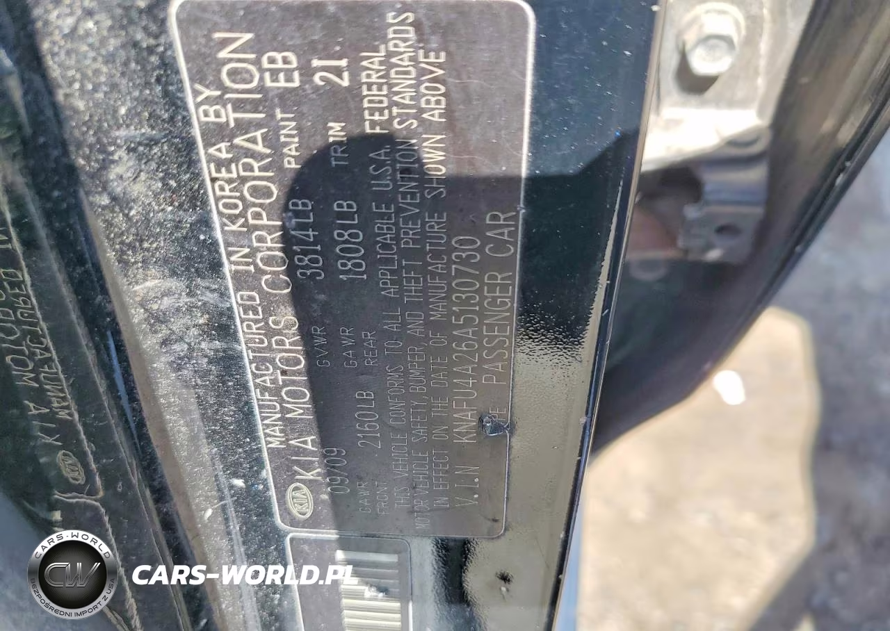 2010 Kia Forte Ex VIN:KNAFU4A26A5130730 - 12