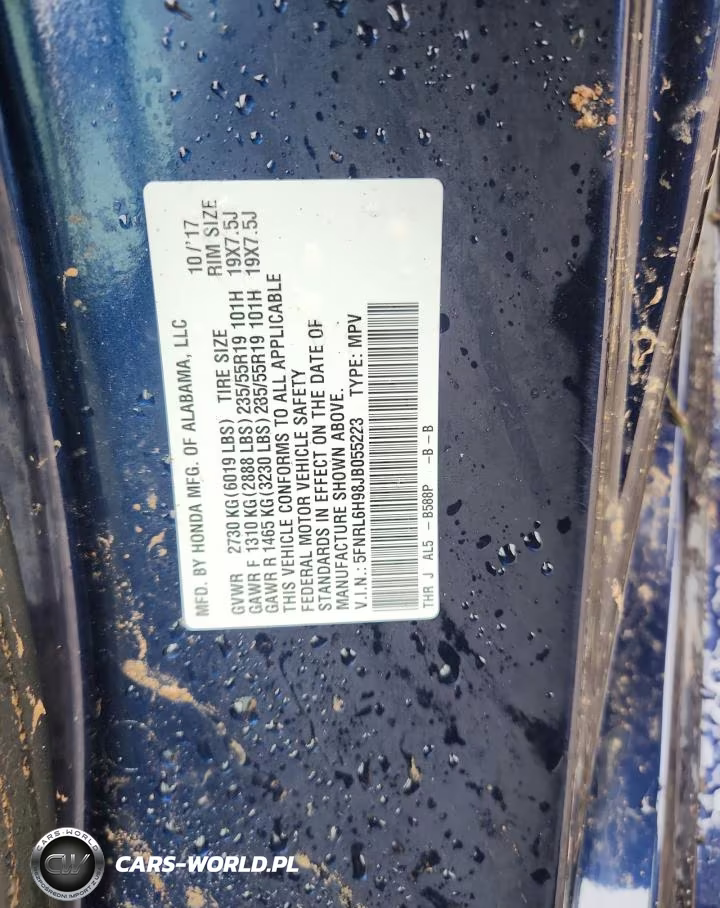 2018 Honda Odyssey Elite VIN:5FNRL6H98JB055223 - 13