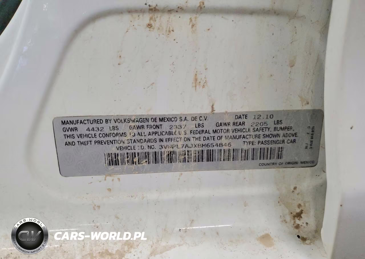 2011 Volkswagen Jetta Tdi VIN:3VWPL7AJXBM654846 - 12