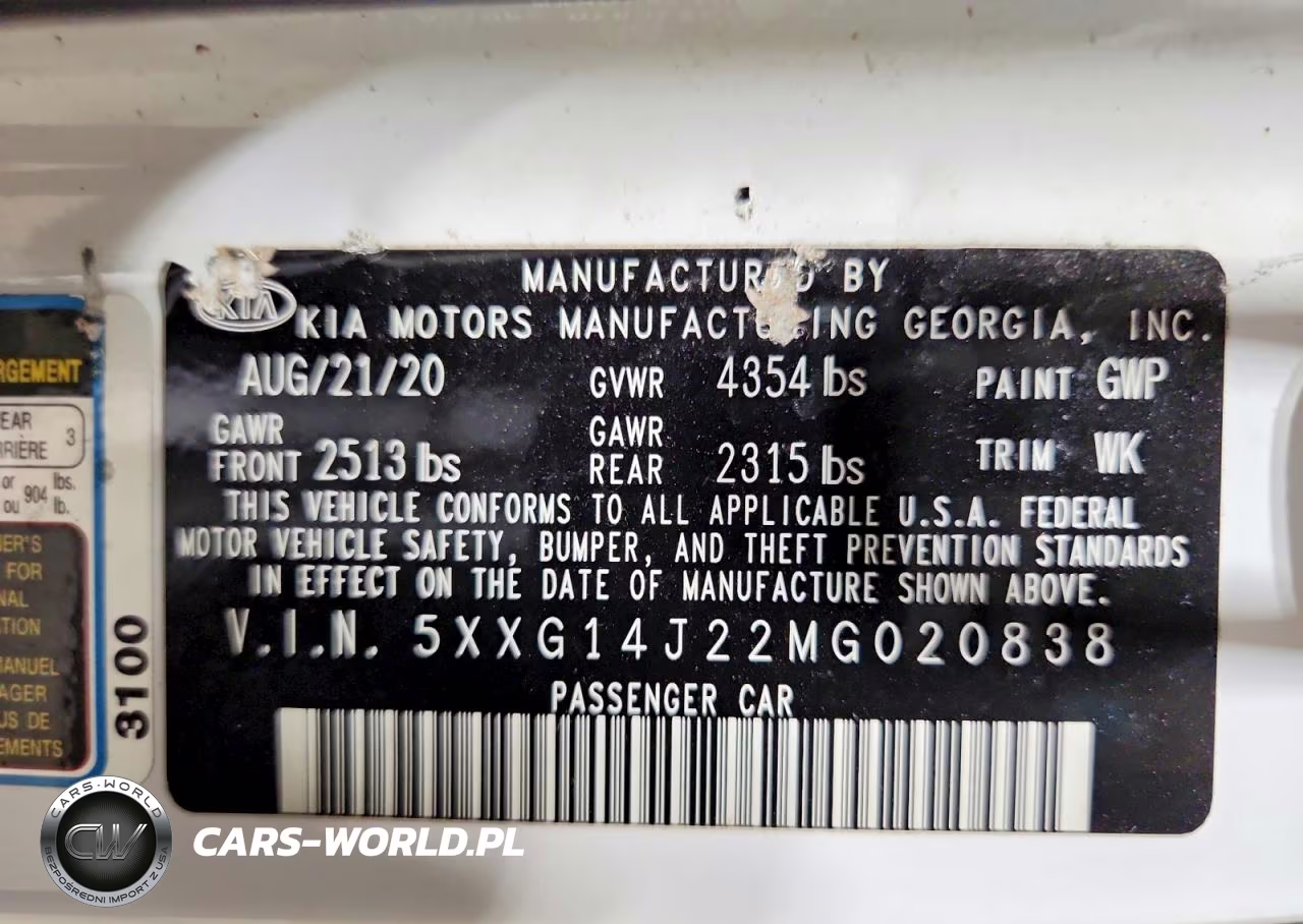 2021 Kia K5 Lxs VIN:5XXG14J22MG020838 - 13