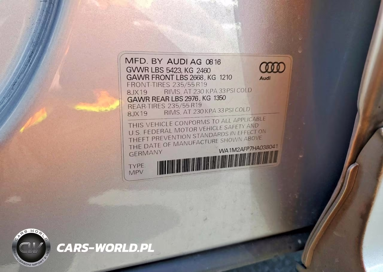 2017 Audi Q5 Premium Plus VIN:WA1M2AFP7HA038041 - 12