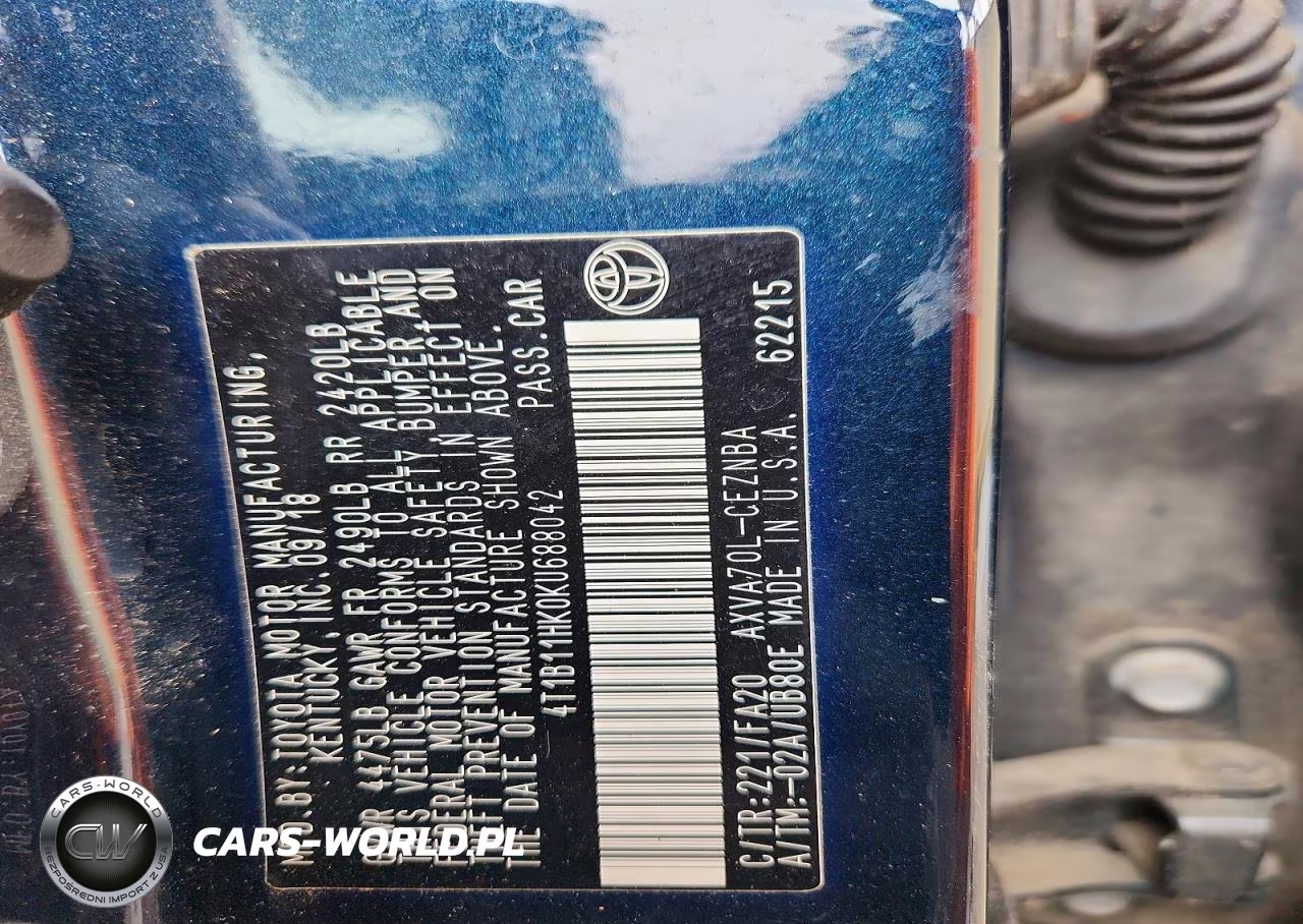 2019 Toyota Camry Le VIN:4T1B11HK0KU688042 - 12