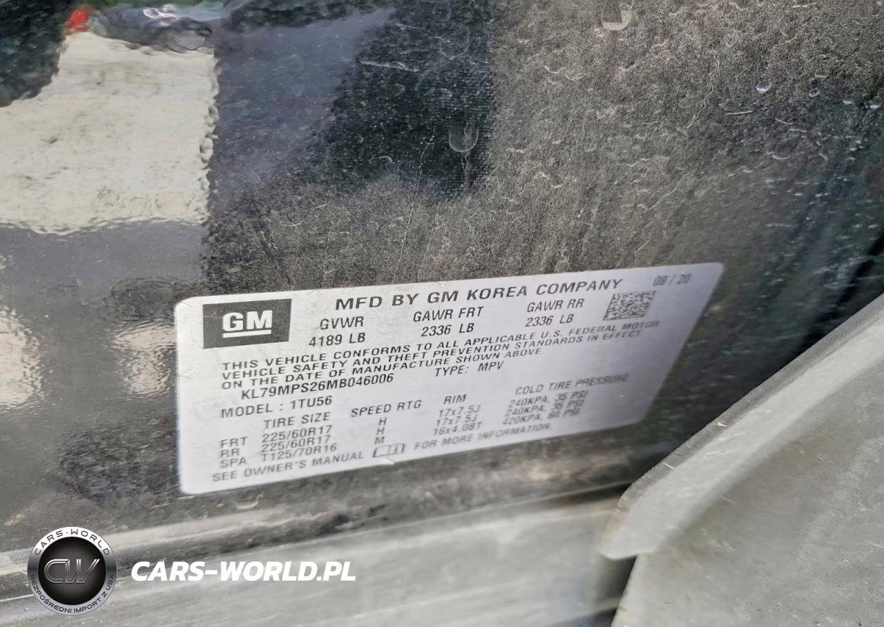 2021 Chevrolet Trailblazer Lt VIN:KL79MPS26MB046006 - 13