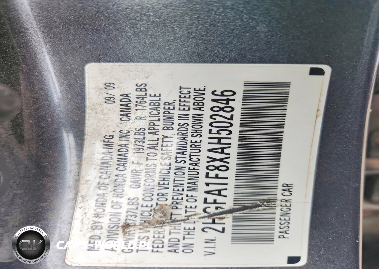 2010 Honda Civic Ex VIN:2HGFA1F8XAH502846 - 12