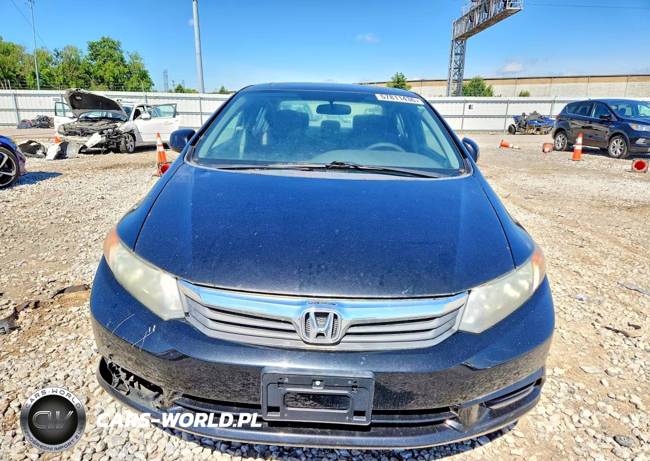 2012 Honda Civic Ex VIN:19XFB2F86CE045744 - 5