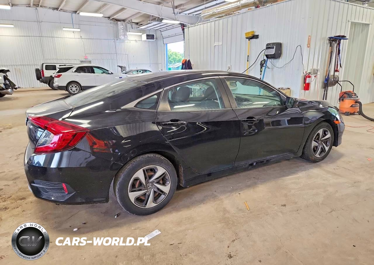 2019 Honda Civic Lx VIN:19XFC2F66KE031319 - 3