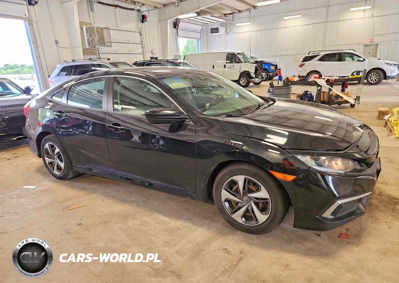 2019 Honda Civic Lx VIN:19XFC2F66KE031319 - 4
