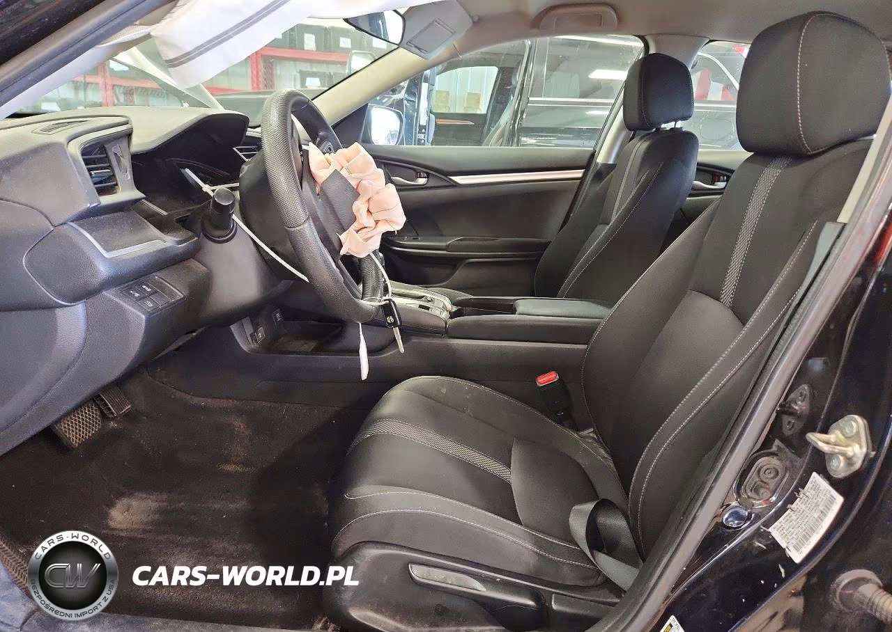 2019 Honda Civic Lx VIN:19XFC2F66KE031319 - 7
